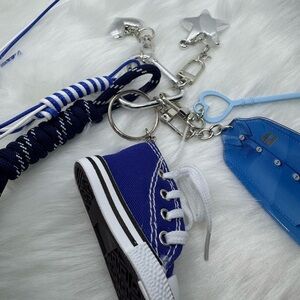 Blue Chucks Bag Charm